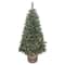 4ft. Pre-Lit Artificial Christmas Tree in Whiskey Barrel, Soft White LED Lights